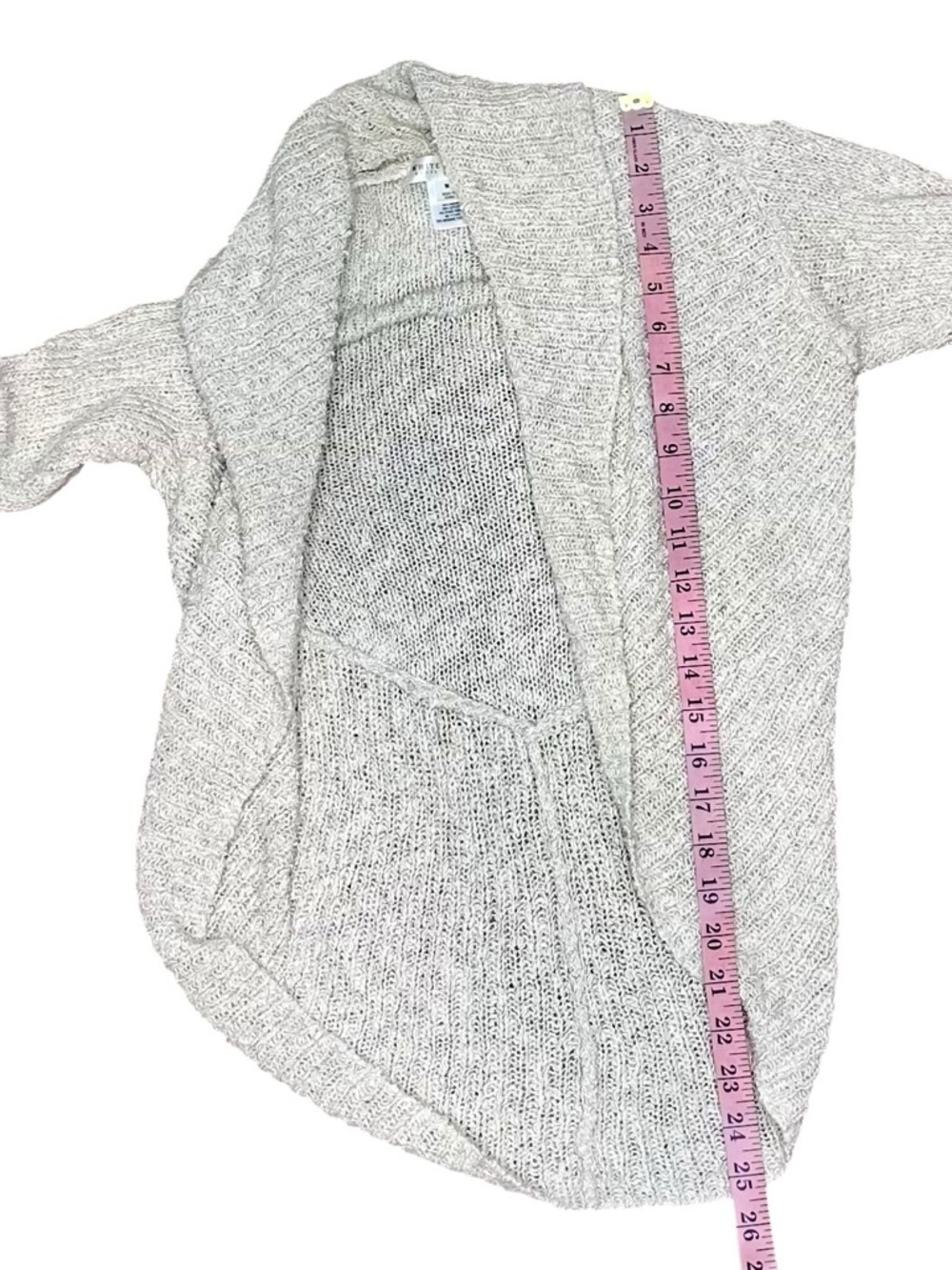 WHBM Cropped Open-Front Shawl Cardigan Size M - Picture 12 of 12